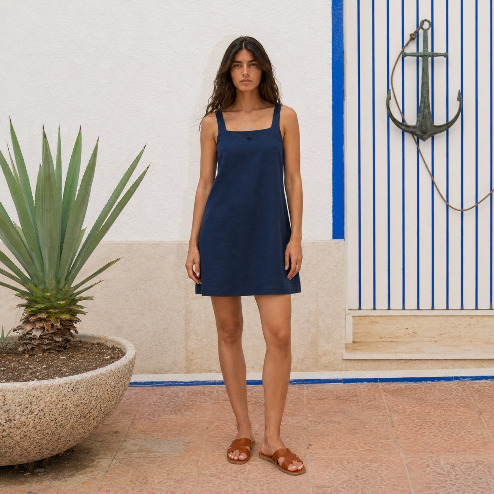 Linen Mini Dress