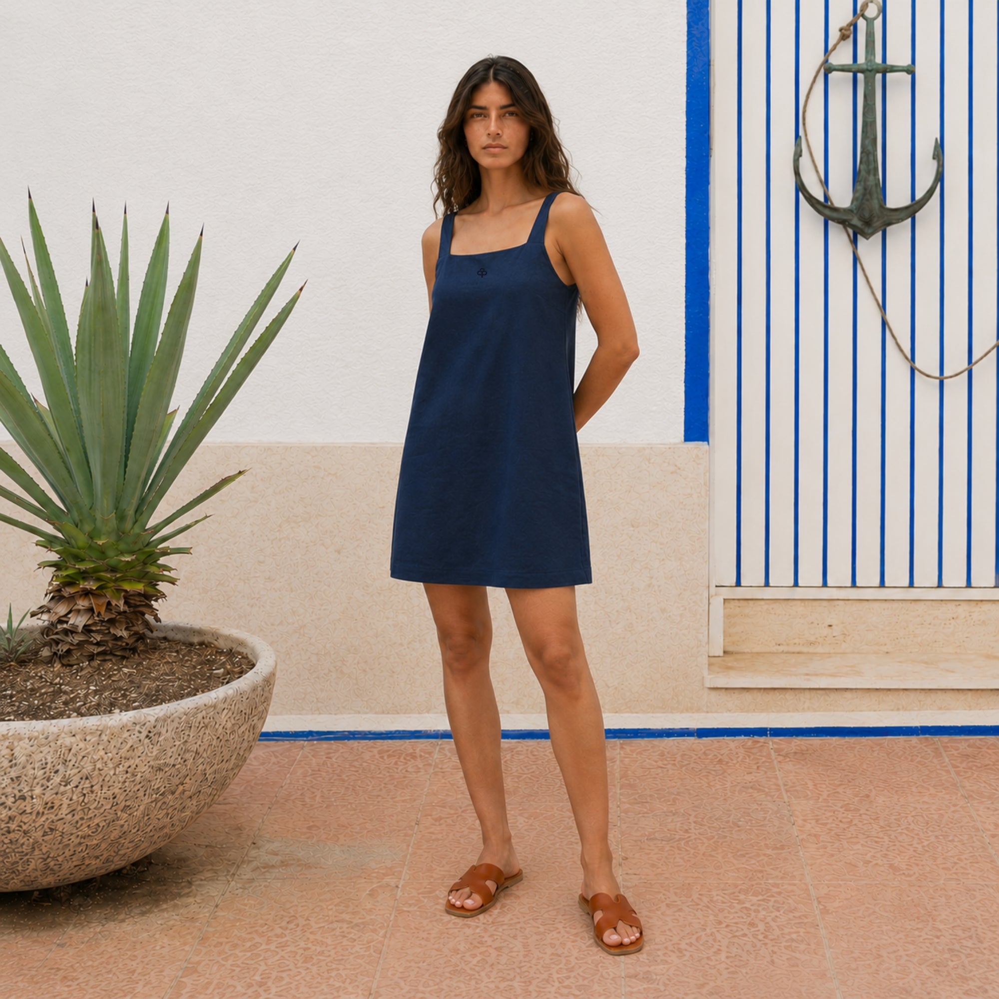 Linen Mini Dress