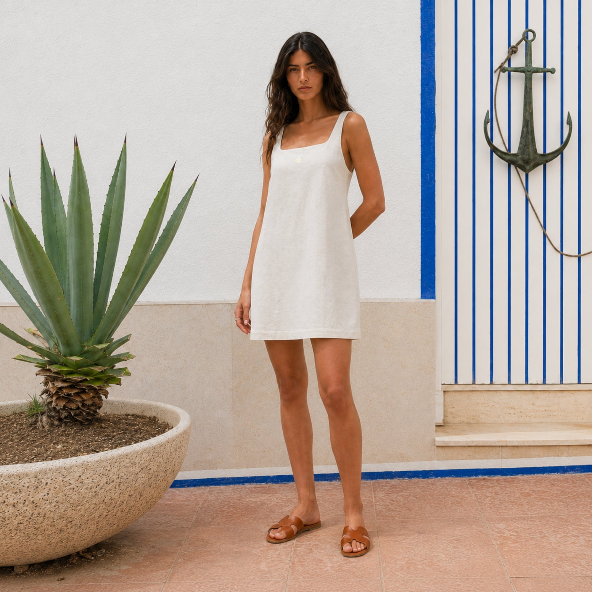 Linen Mini Dress