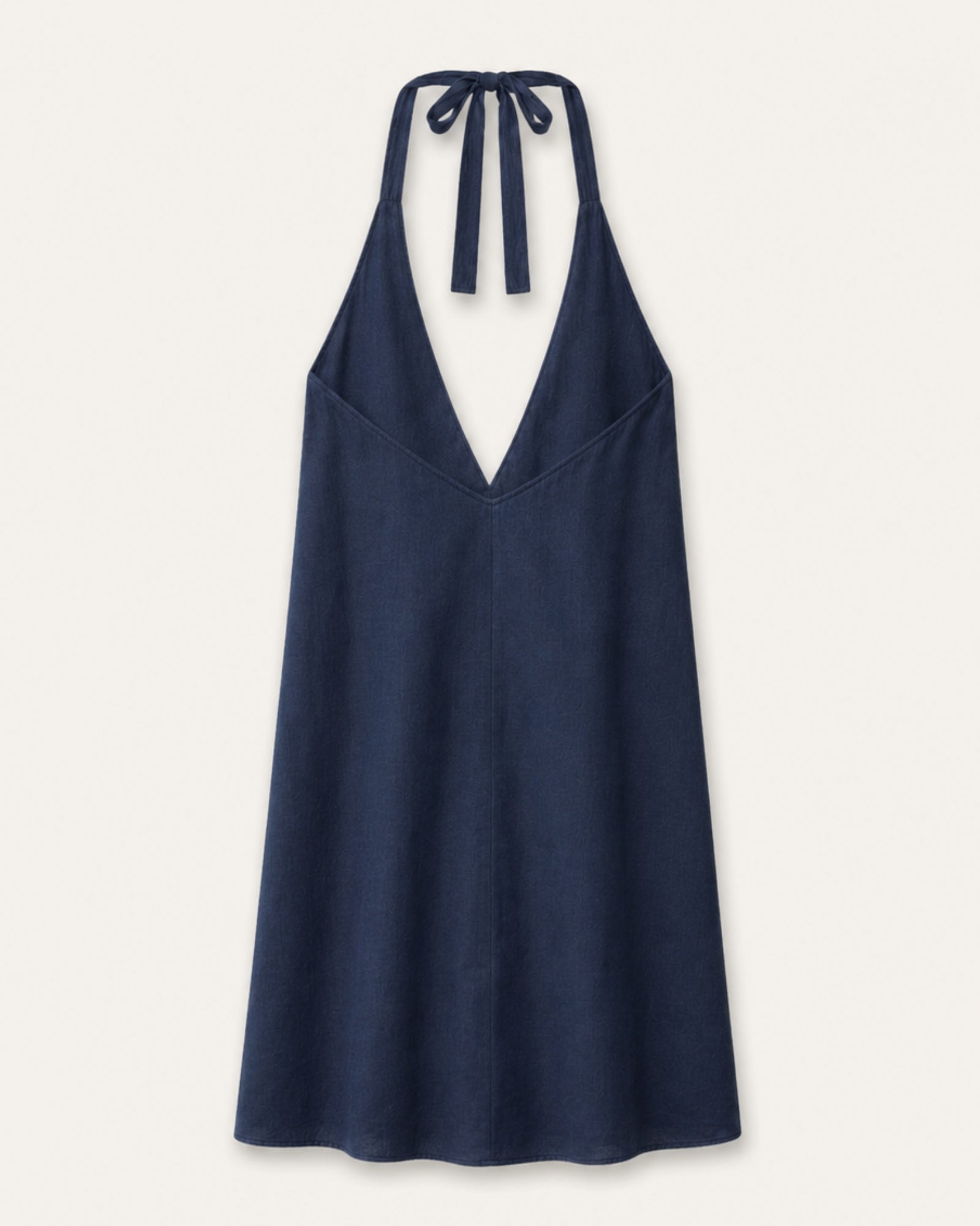 Vestito halter in lino