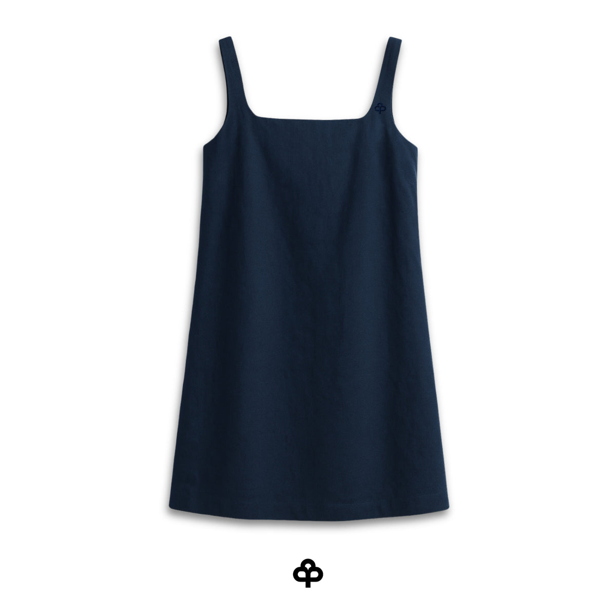 Damen Leinenkleid — Marineblau