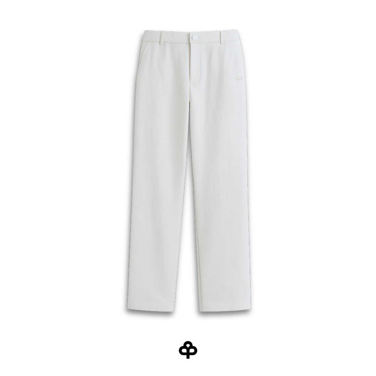 Damen Leinenhose — Weiß