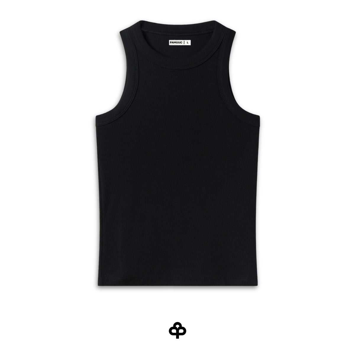 Damen Baumwoll Tanktop — Schwarz