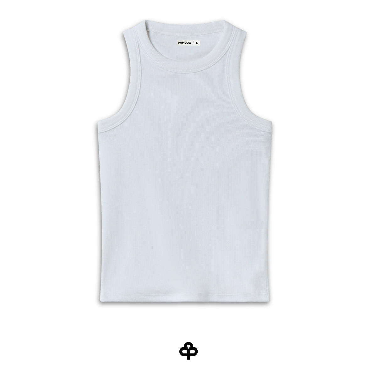 Damen Baumwoll Tanktop — Weiß