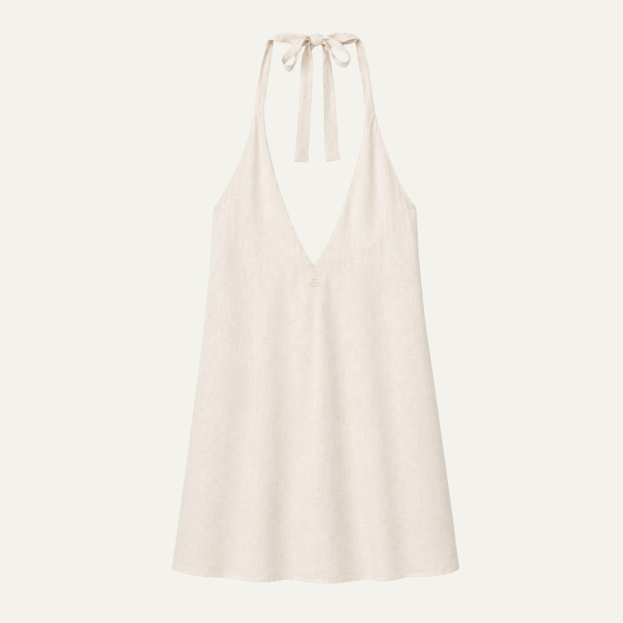 Linen Halter Dress